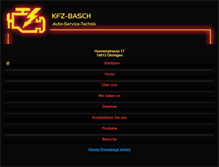 Tablet Screenshot of kfz-basch.com